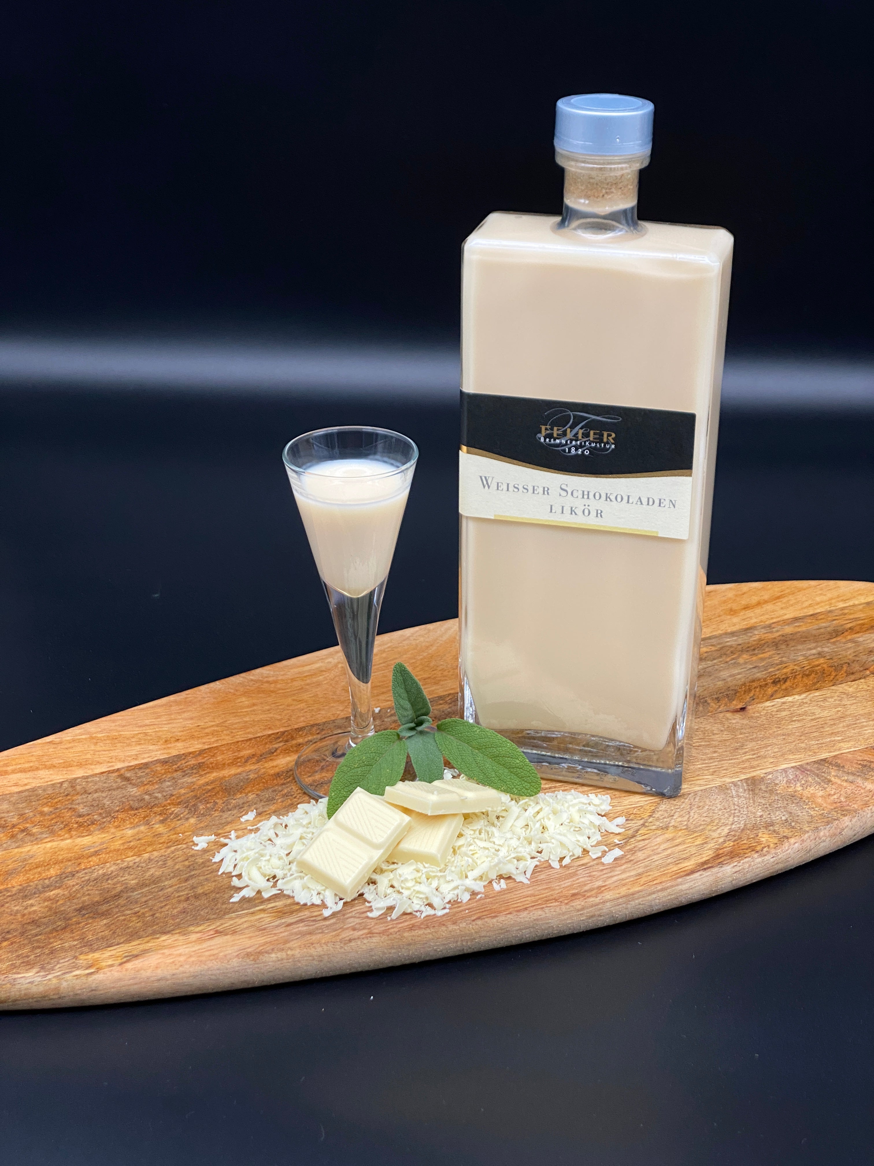 Weißer Schokoladen Likör – each·and·every Weißer Schokoladen Likör – each·and·every